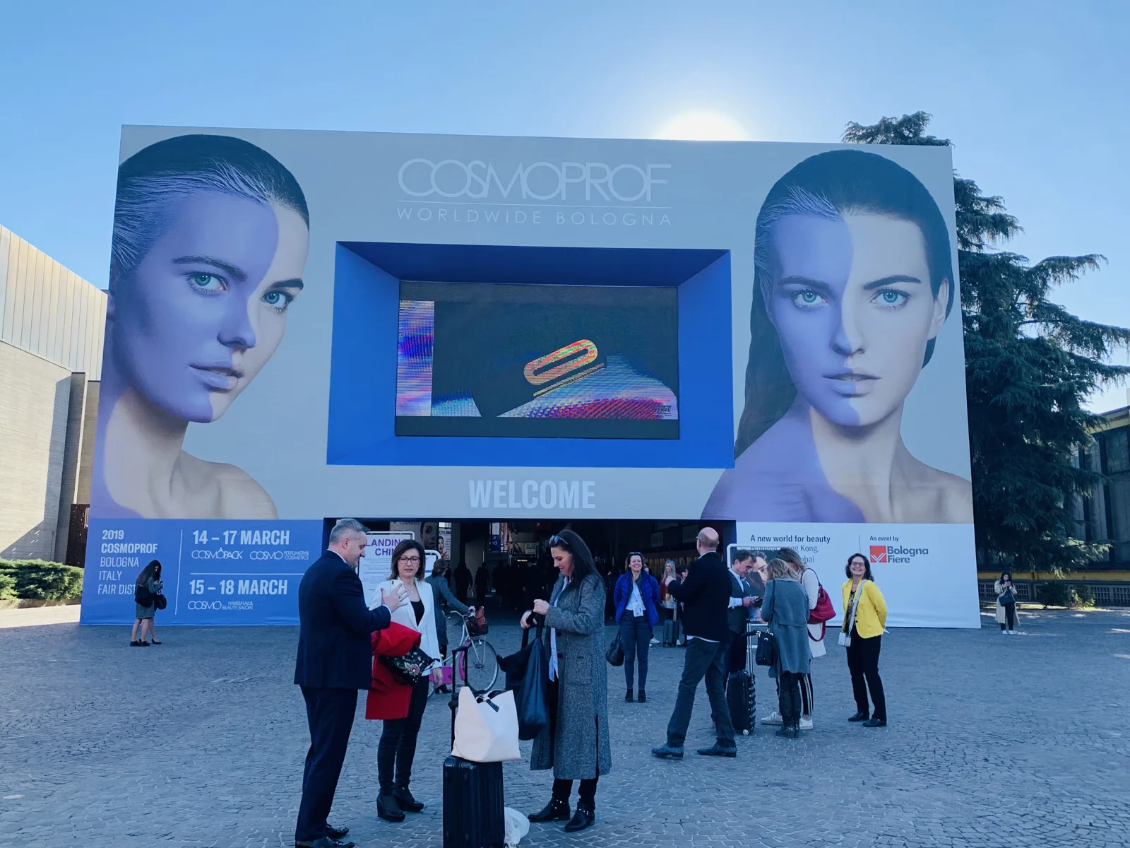 KS at the beauty exhibition in Bologna, Italy, 2019 — photograph 3