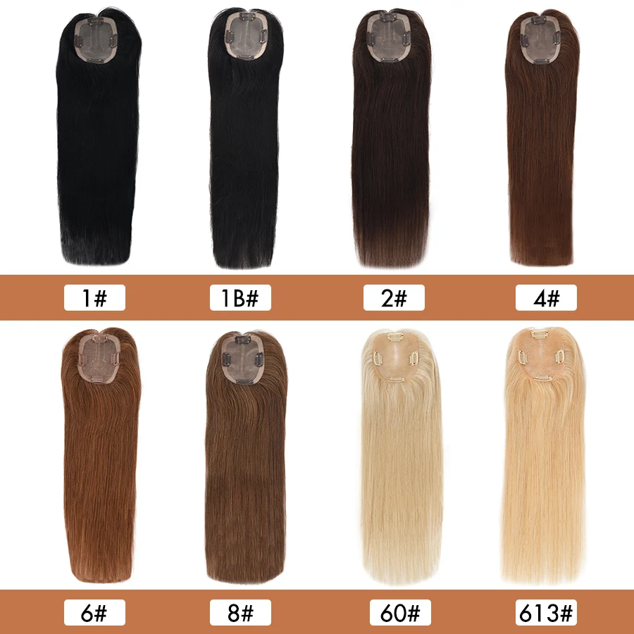 Clip-in Human Hair Topper — product detail