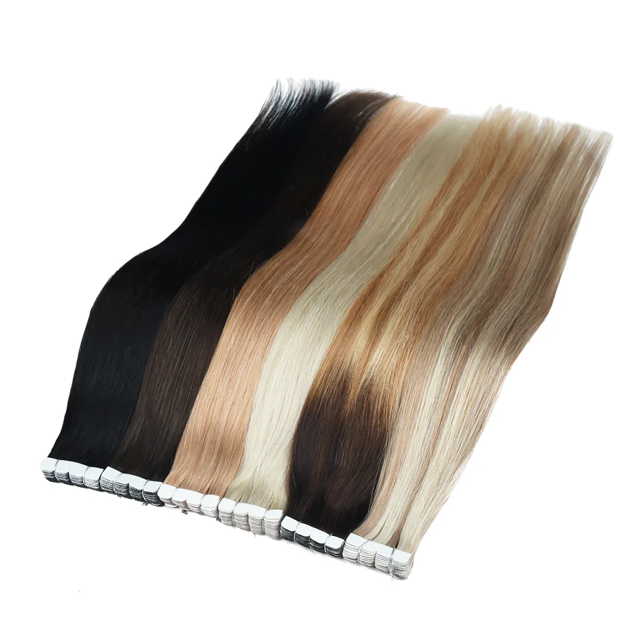 Mini-tape hair extensions